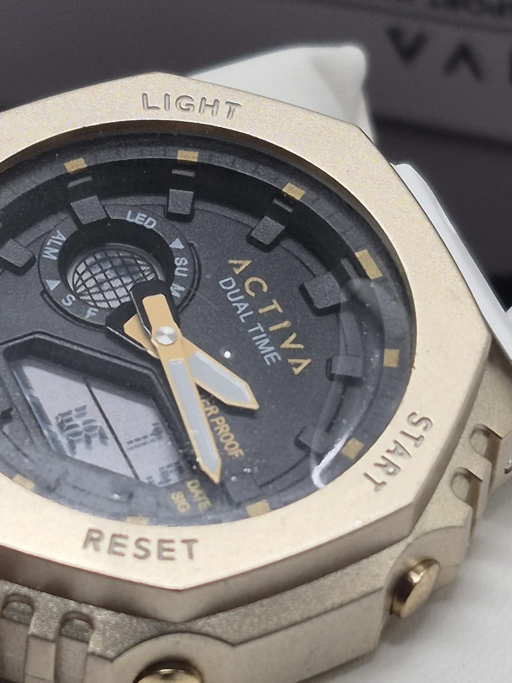 Invicta White and Rose Gold Men’s Watch